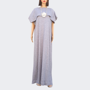 Exploring the Timeless Elegance of a Shawl Knit Maxi Dress With A Sash