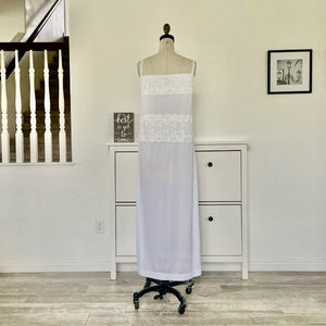 White Lace Slip Underdress Undergarment